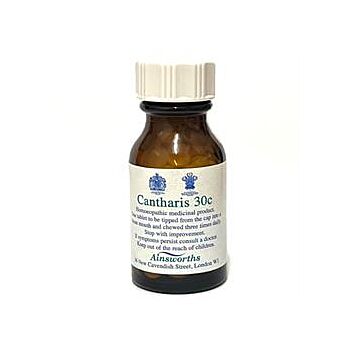 Ainsworths - Cantharis 30C Homoeopathic Rem (120 tablet)