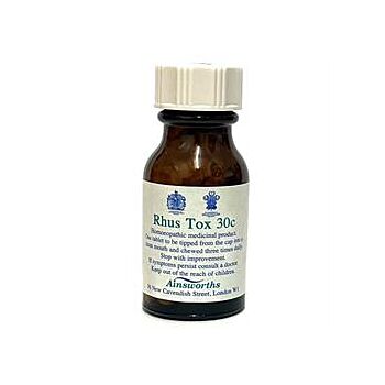 Ainsworths - Rhus Tox 30C Homoeopathic (120 tablet)