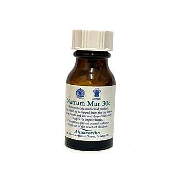 Ainsworths - Natrum Mur 30C Homoeopathic (120 tablet)