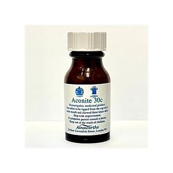 Ainsworths - Aconite 30c Homoeopathic Rem (120 tablet)