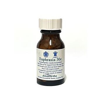 Ainsworths - Euphrasia 30C Homoeopathic Rem (120 tablet)