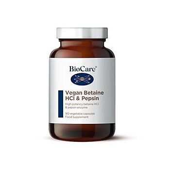 Biocare - Vegan Betaine HCI & Pepsin (90 capsule)