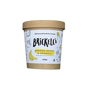 Brickells - Banana Honey Granola Ice Cream (475ml)