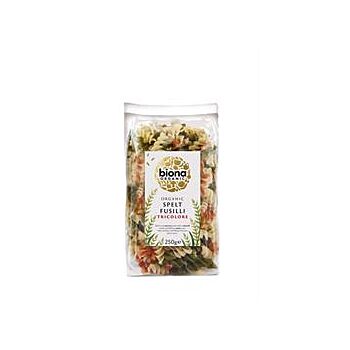 Biona - Org Spelt Tri Colore Fusilli (250g)