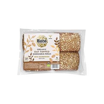 Biona - Org Oat Topped Wholemeal Rolls (300g)