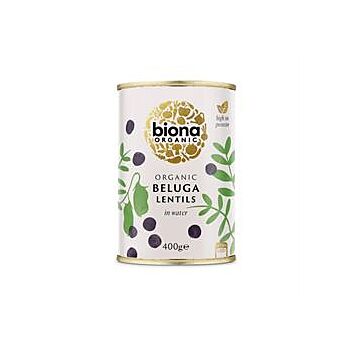 Biona - Organic Black Beluga Lentils (400g)