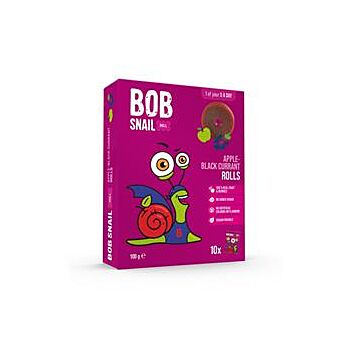 Bob Snail - Fruit Rolls Apple-Blackcurrant (100g)