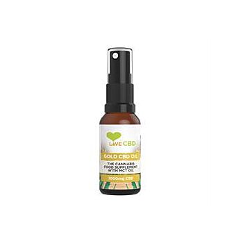 Love CBD - 1000mg Gold CBD Oil (20ml)