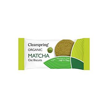 Clearspring - Organic Oat Biscuits Matcha (40g)