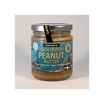 Carley's - Org CRUNCHY Peanut Butter (250g)