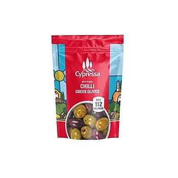 Cypressa - Chilli Pitted Olives Pouch (50g)