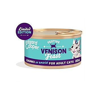 Edgard and Cooper - CAT CHUNKS FESTIVE VENISON (85g)