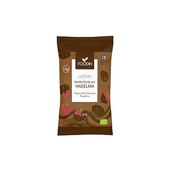 Foodin - Raw Chocolate Raspberries (50g)