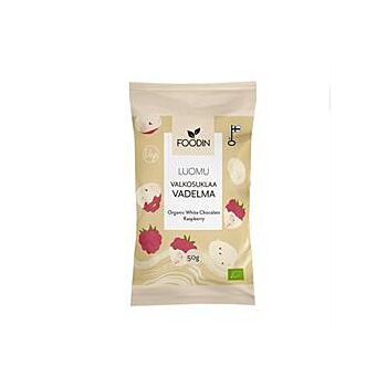 Foodin - Raw White Choc Raspberry (50g)