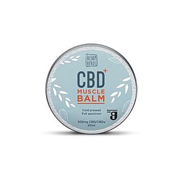 CBD+ muscle balm 500mg (60ml)