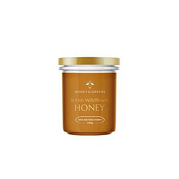 Honey and Greens - British Wildflower Honey (240g)