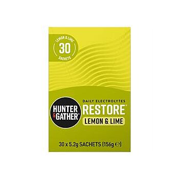 Hunter and Gather - Restore Electrolyte Lemon Lime (30 x 5.21g sachet)