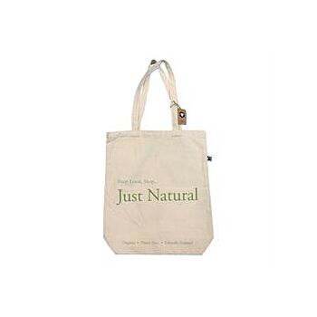 Just Natural Organic - GOTS & FT 8oz Cotton Tote Bag (1bag)