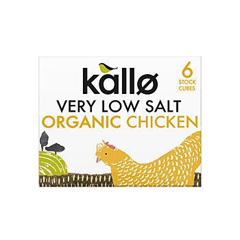 Kallo - Org Chicken Stock Cubes L Salt (48g)