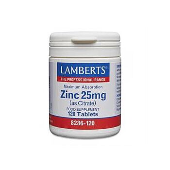 Lamberts - Zinc 25mg (as Citrate) (120 tablet)