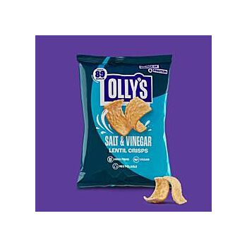 Ollys - Salt & Vinegar Lentil Crisps (80g)