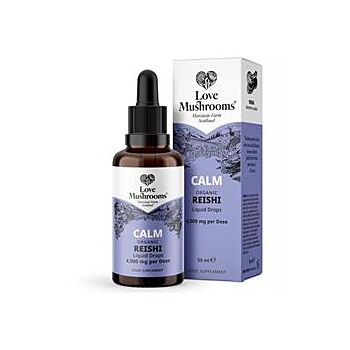 Love Mushrooms - Calm Reishi Drops 4000mg (50ml)