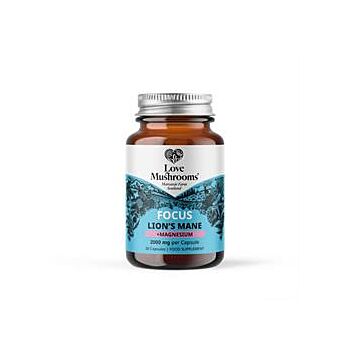 Love Mushrooms - Lions Mane + Magnesium (60 capsule)