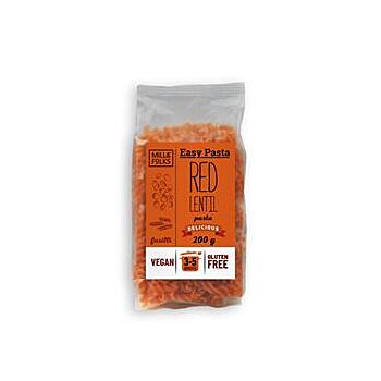 Mill & Folks - Pasta Red lentil fusilli (200g)