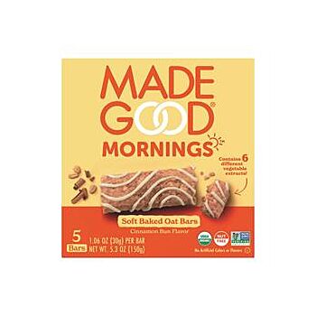 MadeGood - Cinnamon Bun Morning Bar (5 x 30gpack)