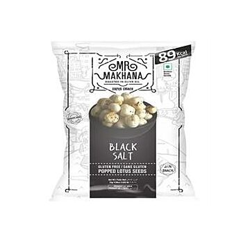 MR MAKHANA - Black Salt Popped Lotus Seeds (75g)