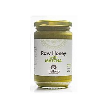 Mellona - Raw Honey with Matcha Tea (400g)