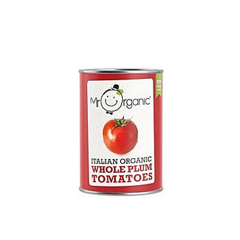 Mr Organic - Org Whole Plum Tomato Tin (400g)