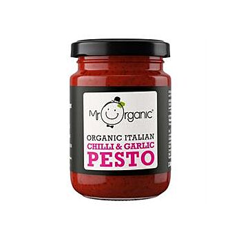 Mr Organic - Chilli & Garlic Pesto (vegan) (130g)