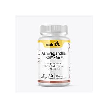 MultiVi - Ashwagandha Supplement KSM-66 (30 capsule)