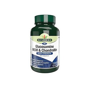 Natures Aid - Glucosamine MSM & Chondroitin (90 tablet)