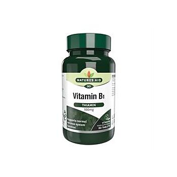 Natures Aid - Vitamin B1 (Thiamin) 100mg (90 tablet)