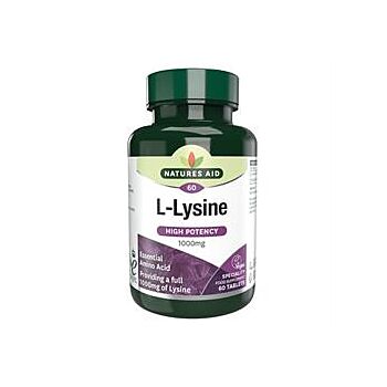 Natures Aid - L-Lysine 1000mg (60 tablet)