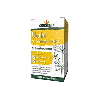 Natures Aid - Ucalm 300mg (St Johns Wort) (120 tablet)