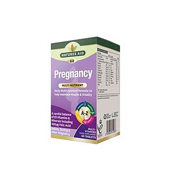 Natures Aid - Pregnancy Multi-Vits & Mins (60 tablet)