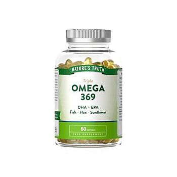 Nature's Truth - Triple Omega 369 2000mg Sftgls (60softgels)