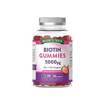 Nature's Truth - Biotin 5000ug Gummies (60gummies)