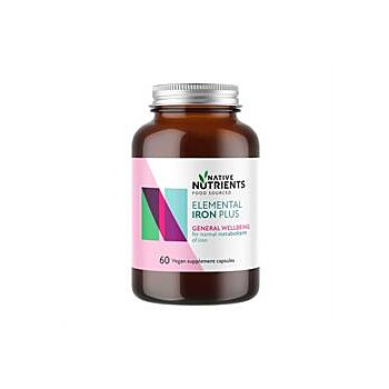 Native Nutrients - Elemental Iron (60 capsule)