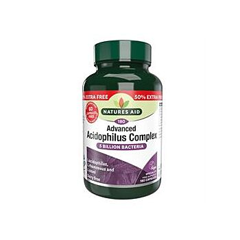 Natures Aid Promo Packs - Acidophilus Complex 5 Billion (180 capsule)