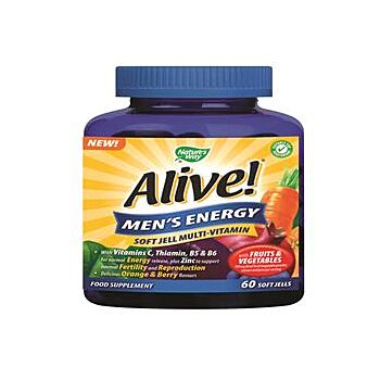 Nature's Way - Alive! Men`s Soft Jells (60chewables)