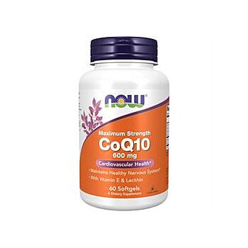 Now Foods - CoQ10 with Lecithin & Vit E (60softgels)