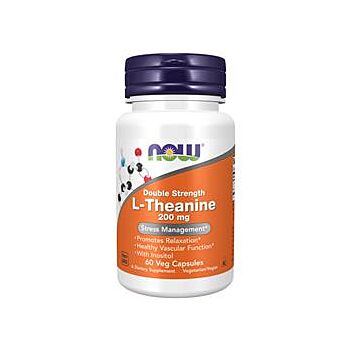 Now Foods - Double Strength L-Theanine (60vegicaps)