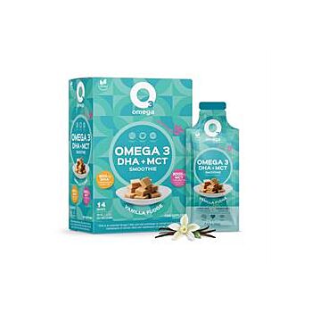 O3Omega Smoothies - Vanilla Fudge Smoothie Supp (14pouches)