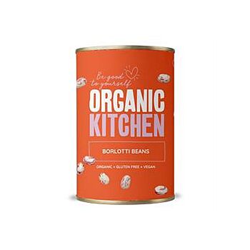 Organic Kitchen - Org Borlotti Beans(Short Date) (400g)