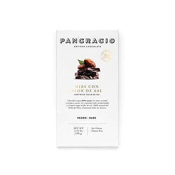 Pancracio Chocolate - Cocoa Nibs with Fleur de Sel (100g)