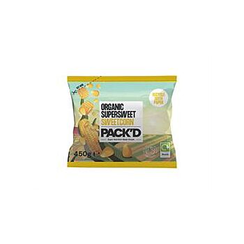 Pack'd - Organic Sweetcorn (450g)